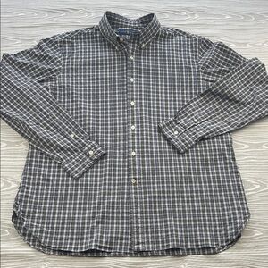 Ralph Lauren Men’s Button Up Long Sleeve Shirt 17-1/2” Neck Size XL Pre Owned